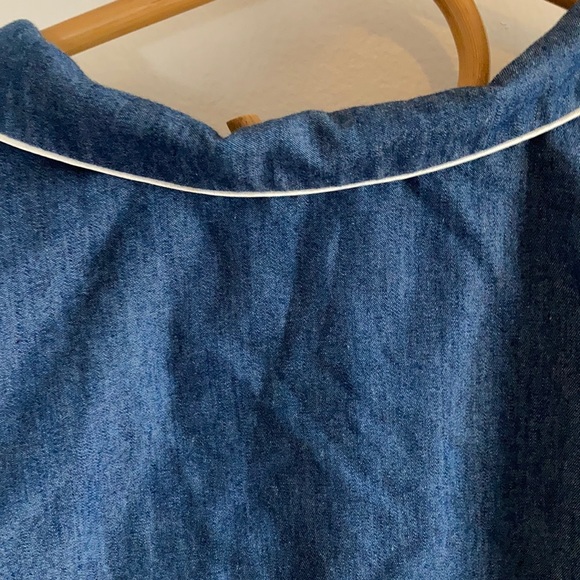 Nasty Gal Vintage Nashville Chambray top medium - Picture 9 of 9